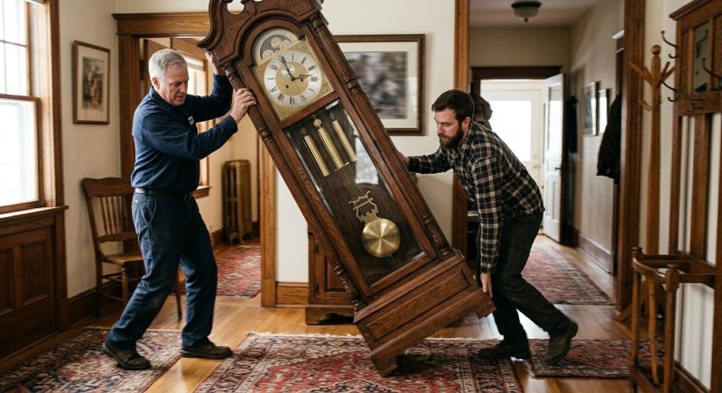 Grandfather Clock Moving in Hickory, NC